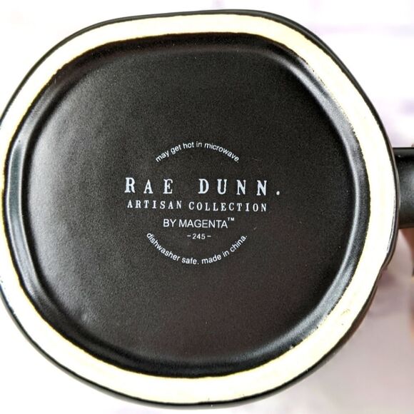 Rae Dunn DUNN HUNTER Black Ceramic Mug - Picture 4 of 6